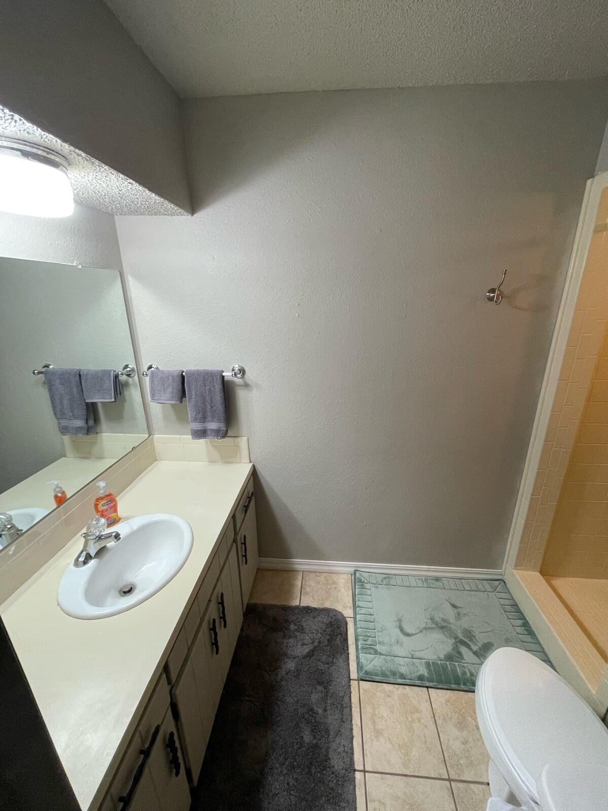 Bedroom #1 3/4 Bathroom